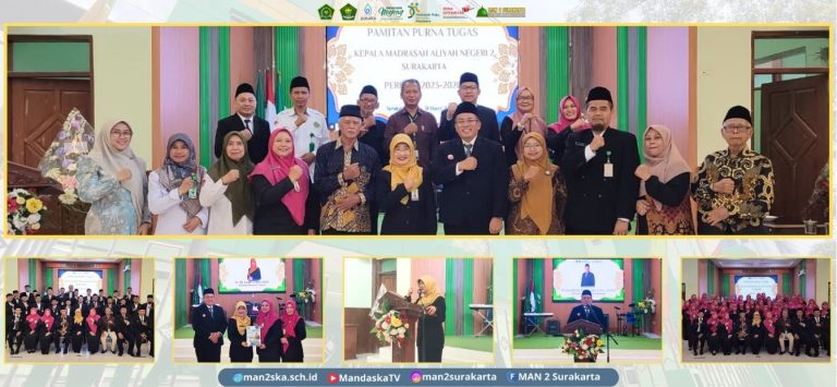 Dedikasi Gemilang, Purna Tugas Dr.Lanjar Utami,M.Pd di MAN 2 Surakarta