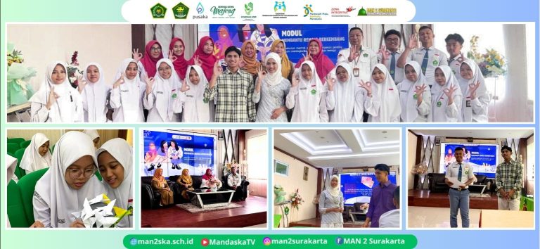Menulis Harapan, Merangkai Masa Depan: Siswa MAN 2 Surakarta Ikuti Modul Remaja Berkembang Yang Digelar Duta GenRe Surakarta Bersama Anggota Peduli Sejiwa PIK-R MAN 2 Surakarta.