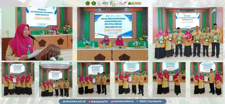 Sinergi Kepemimpinan untuk Madrasah Berprestasi, MAN 2 Surakarta Tetapkan Jajaran Wakil Kepala 2026/2027