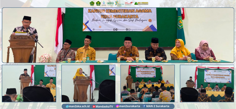 Serah Terima Jabatan Kepala, MAN 2 Surakarta Siap Lanjutkan Prestasi dan Inovasi