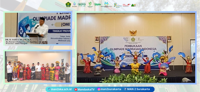 Tari Kreasi “Rajud Nusantara”RADEVA MAN 2 Surakarta, Persembahan Istimewa di Pembukaan OMI Tingkat Jawa Tengah